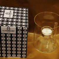 candela in vetro borosilicato