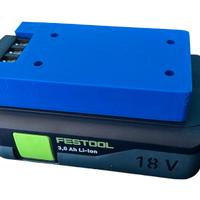 Supporto batteria festool