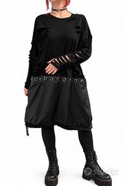 Vestito Oversize custom gotico punk nuovo