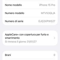 Iphone 15 pro 256 gb