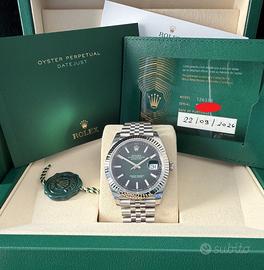Rolex 126334 Datejust 41 Green Ombre Dial new 2026