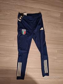 pantalone figc italia pro blu 22/23 adidas