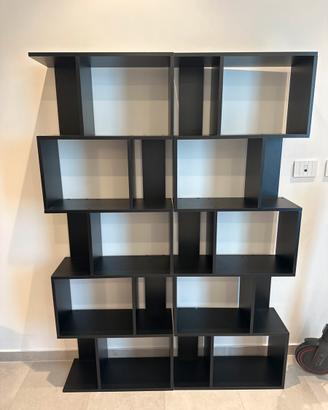 Librerie/separè nere come nuove