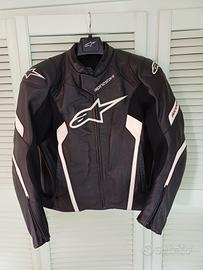 Giacca in pelle Alpinestar Faster V2 Airflow