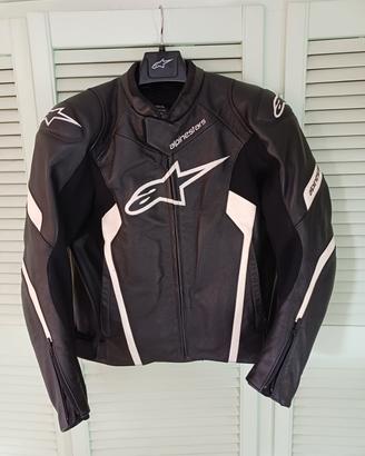 Giacca in pelle Alpinestar Faster V2 Airflow
