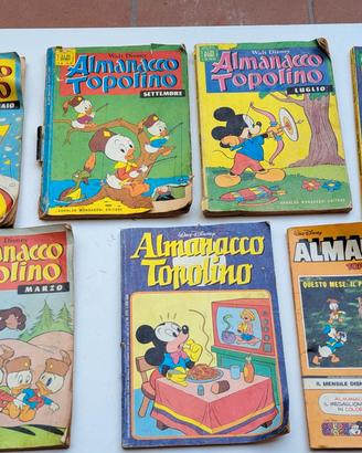 Almanacco Topolino" – Edizioni Mondadori – Vintage
