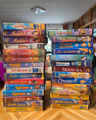 vhs Walt Disney Originali in blocco