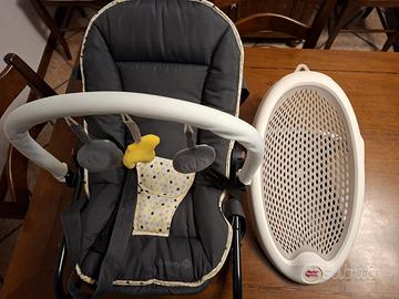 Sdraietta neonato e sdraietta bagno