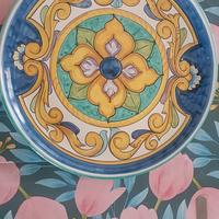 piatto di ceramica di Vietri 