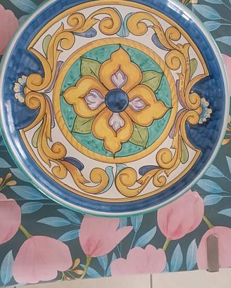 piatto di ceramica di Vietri 