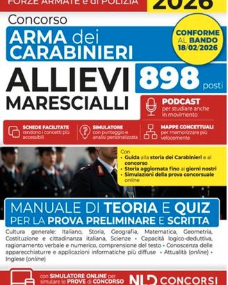 Concorso allievi Marescialli Arma dei Carabinieri