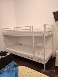 letto a castello con materasso 80×190