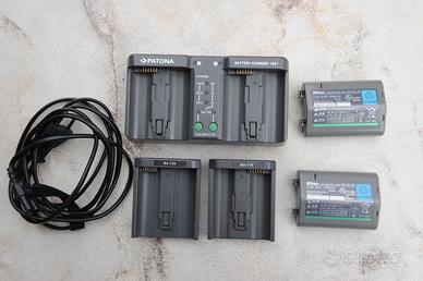 patona  battery charger  1667  con due batterie