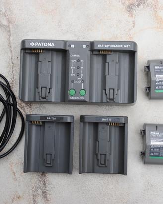 patona  battery charger  1667  con due batterie