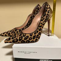 Scarpe tacco 10 animalier