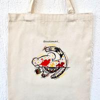 Borsa di tela Tote Bag II Re Leone dipinta a mano