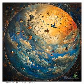 Stampa artistica "Il dono del volo" di Nyx
