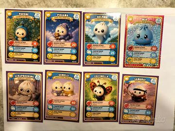8 Cards squishy dumpling 