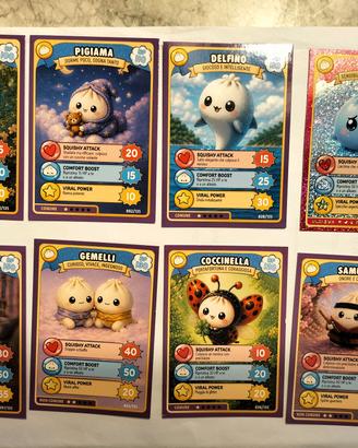 8 Cards squishy dumpling 
