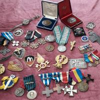 ELMO DIVISA MEDAGLIA WW1 WW2 