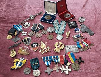 ELMO DIVISA MEDAGLIA WW1 WW2 