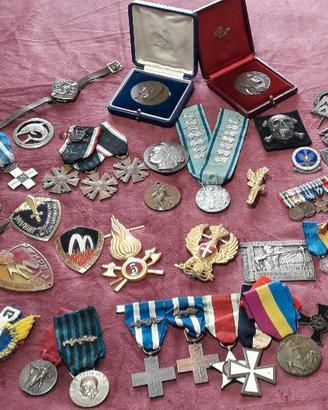 ELMO DIVISA MEDAGLIA WW1 WW2 