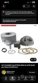 Cilindro completo quattrini m1b-56 gtr  56x51