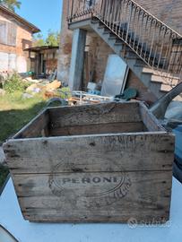 Cassa birra Peroni in legno
