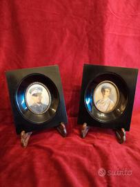 miniature dipinte Savoia Vittorio Emanuele III 