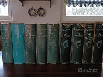 STORIA DELLA LETTERATURA ITALIANA -GARZANTI-