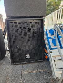 impianto audio sub +casse attive