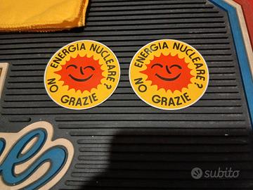 Adesivo energia nucleare no grazie 