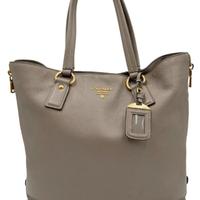 PRADA SHOPPER - ORIGINALE -NUOVA- VINTAGE -Argilla