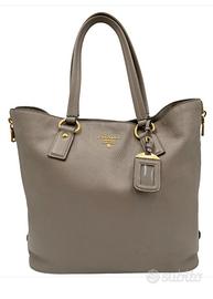 PRADA SHOPPER - ORIGINALE -NUOVA- VINTAGE -Argilla