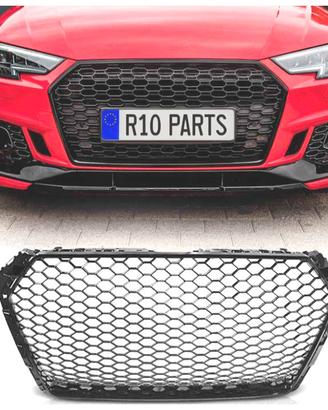 GRIGLIA PER AUDI A4 B9 15-19 LOOK RS NERO LUCIDO