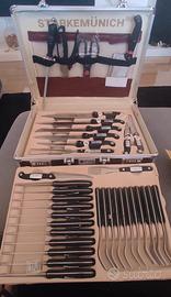 Set coltelli posate professionali 36pz