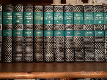 Enciclopedia 18 volumi rizzoli larousse
