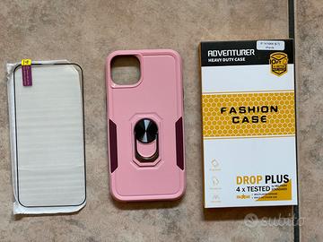 Cover iPhone 14 Pro Max + vetro NUOVO