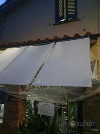 Pannello frangi-sole e frangi-pioggia metti e leva