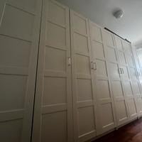 8 ante Ikea Pax Bergsbo 50x229 cm  bianche