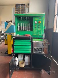 Banco prova/lavaggio ultrasuoni digitale iniettori