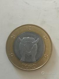 rara moneta da incastonare segno zodiacale Toro