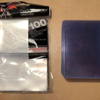 ULTRAPRO 3x sleeve e toploader transparent clear 3