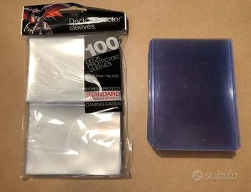 ULTRAPRO 3x sleeve e toploader transparent clear 3