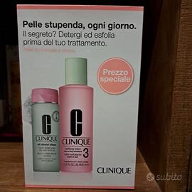 CLINIQUE set detersione+esfoliazione