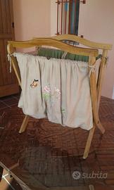 Porta riviste vintage ricamato