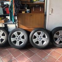 4 ruote invernali + cerchi lega fiat 16 suzuki sx4