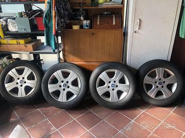 4 ruote invernali + cerchi lega fiat 16 suzuki sx4