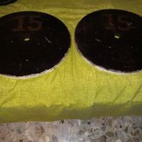 Dischi palestra 15 kg da 28 mm 