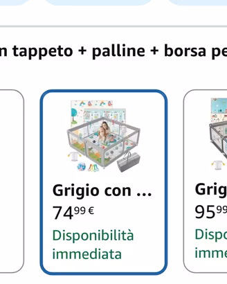 NUOVO: JUPPLIES Box Bambini 120×120 cm